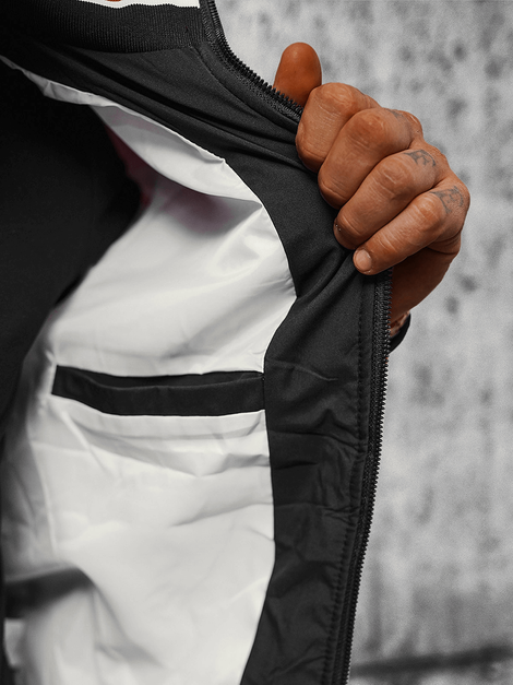 Muška proljetna jakna crna OZONEE JS/84M3003/392