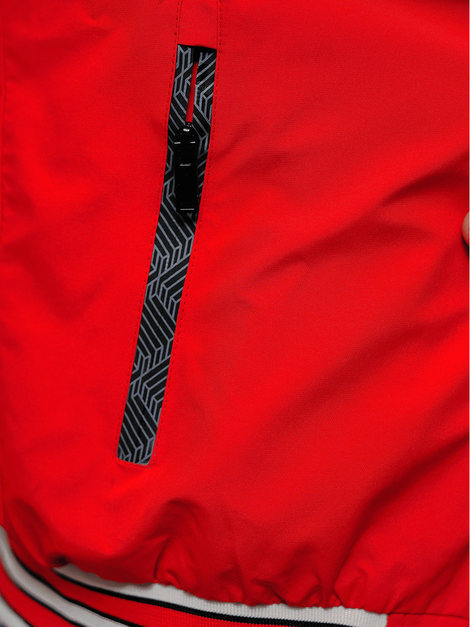 Muška proljetna jakna crvena OZONEE JS/84M3013/270