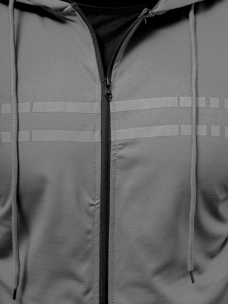 Muška proljetna jakna siva OZONEE JS/M10306