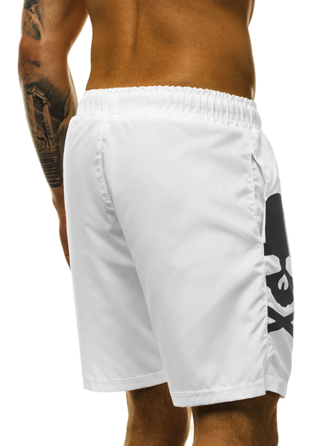 Muške kratke hlače za kupanje bijele OZONEE O/1011