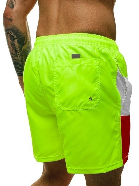 Muške kupaće kratke hlače žuto-neon OZONEE ST027