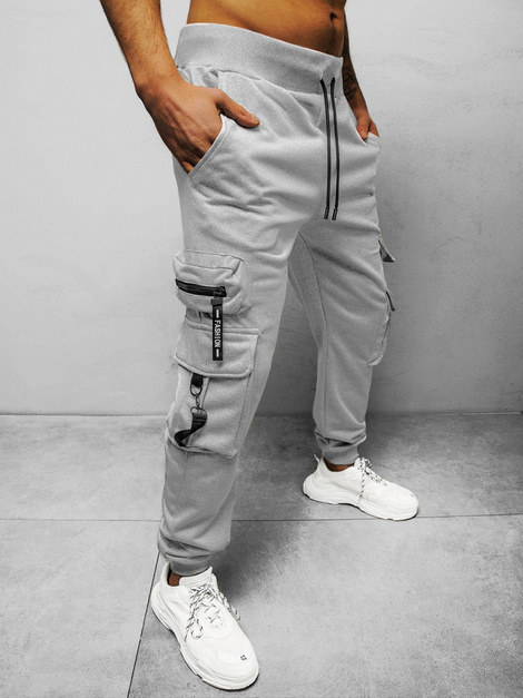 Muške sportske hlače Sive OZONEE O/HS7050