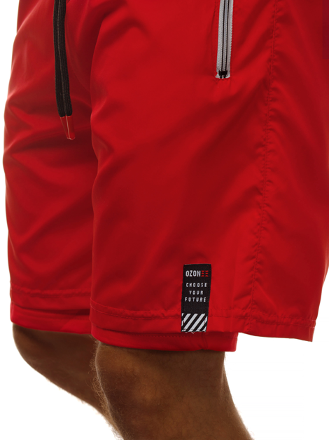 Muške sportske kratke hlače crvene OZONEE O/11127