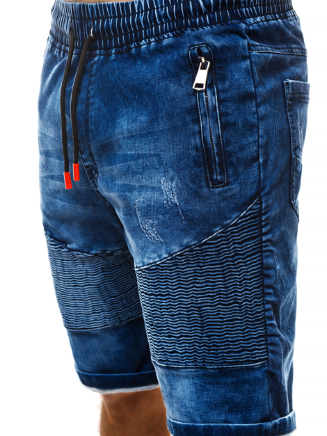 Muške traper kratke hlače plave OZONEE RF/HY327/1