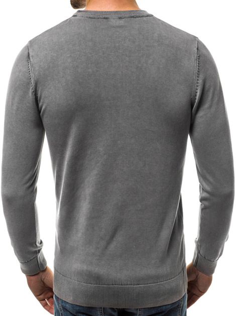 Muški džemper sivy OZONEE BL/M023