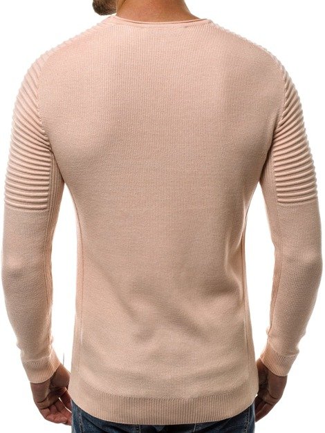 OZONEE B/1146 Muški džemper ružičasti