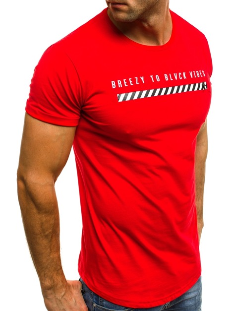 OZONEE B/181000  Muška majica crvena