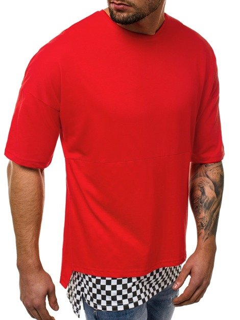 OZONEE B/181783 Muška majica crvena