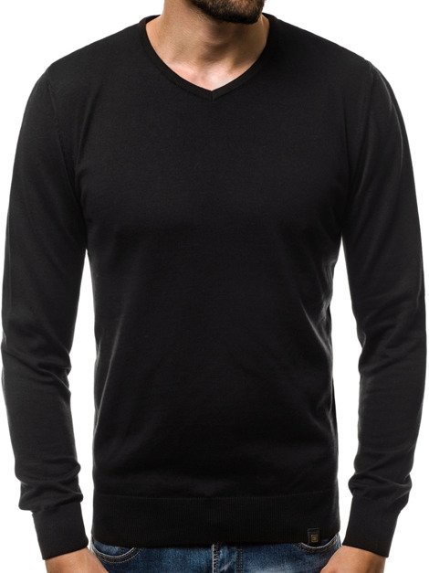 OZONEE B/2390 Muški džemper crni