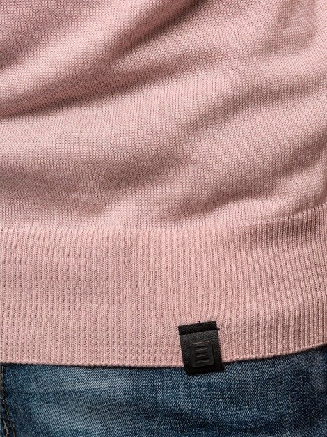 OZONEE B/2390 Muški džemper ružičasti
