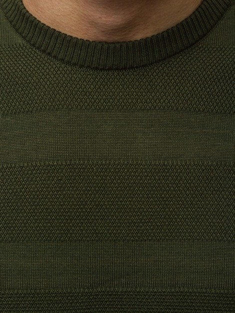OZONEE B/2403 Muški džemper zeleni