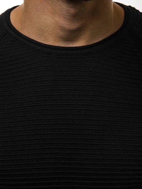 OZONEE B/2426 Muški džemper crni