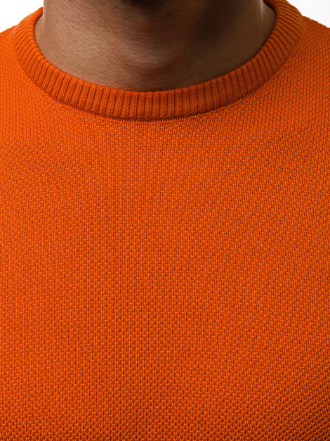 OZONEE B/2433 Muški džemper narančasti
