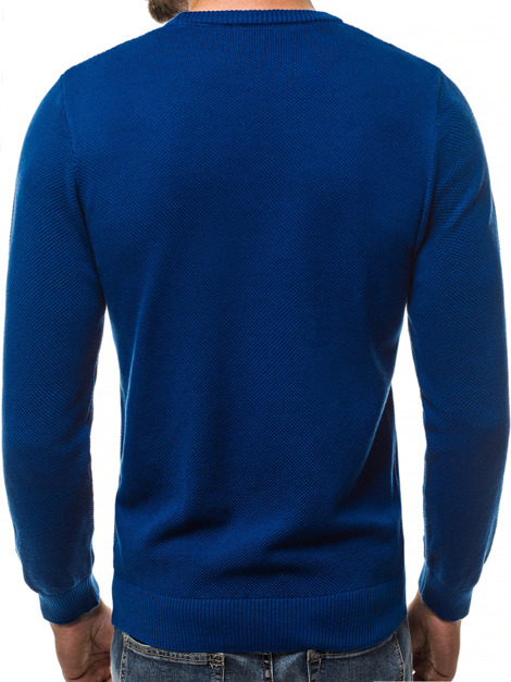 OZONEE B/2433 Muški džemper plavi