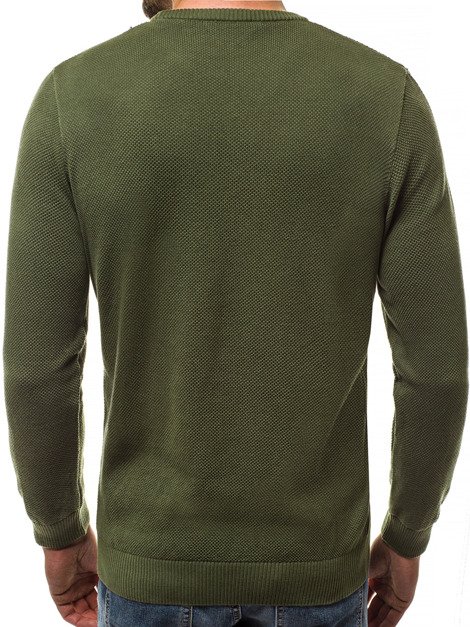 OZONEE B/2433 Muški džemper zeleni