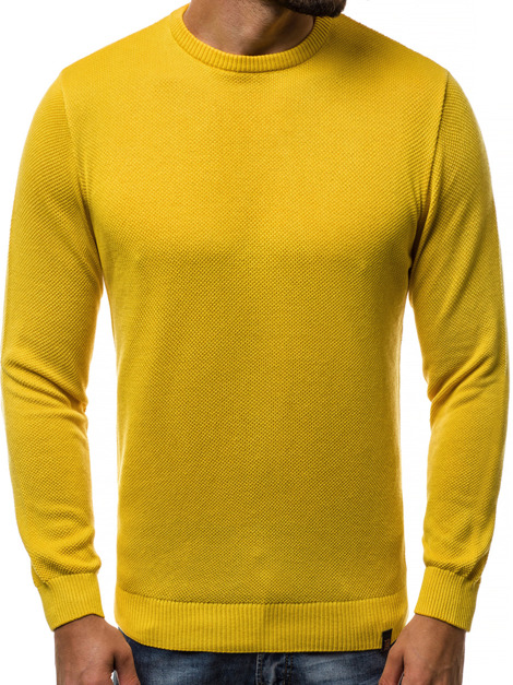 OZONEE B/2433 Muški džemper žuti
