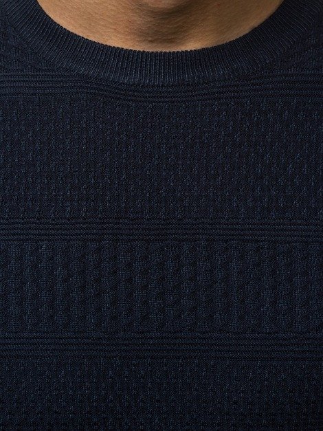 OZONEE BL/M5632 Muški džemper modri