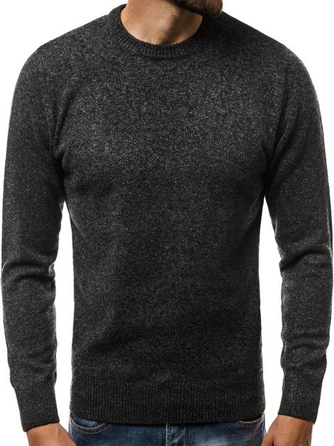 OZONEE HR/1802 Muški džemper crni
