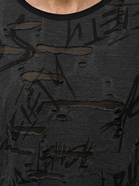 OZONEE JS/1827 Muška majica grafitna