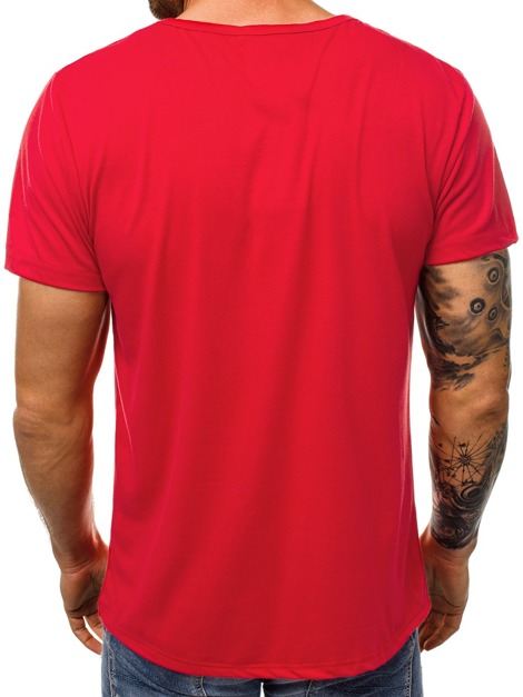 OZONEE JS/1866 Muška majica crvena