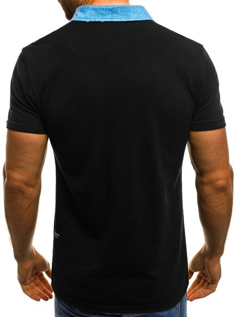 OZONEE MECH/2055 Muška polo majica crna