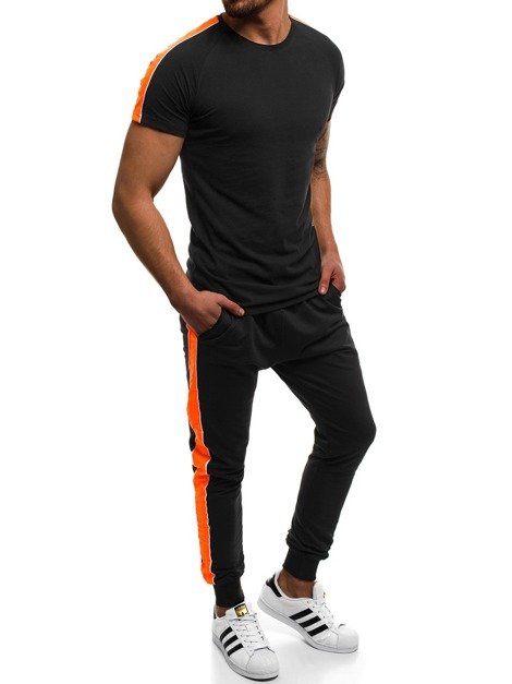 OZONEE MECH/2072SP Muške sportske hlače crne