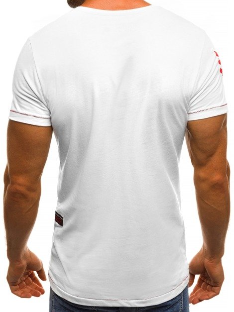 OZONEE MECH/2079T Muška majica bijela