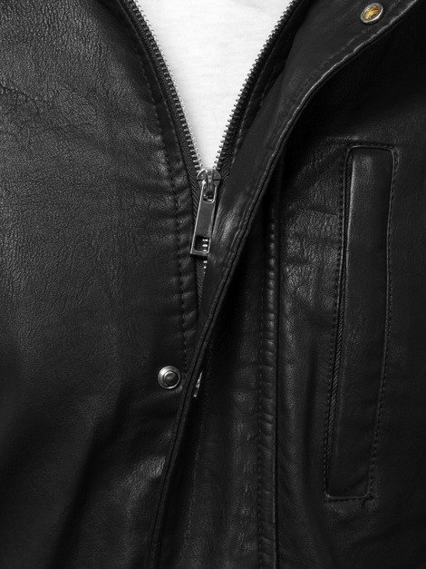 OZONEE N/5573 Muška jakna crno-smeđa