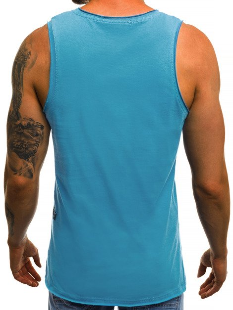 OZONEE O/1205 Muška majica bez rukava plava