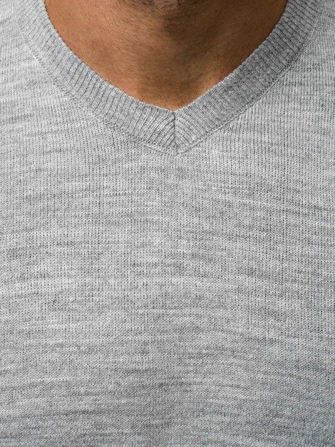 OZONEE O/KV04 Muški džemper sivy