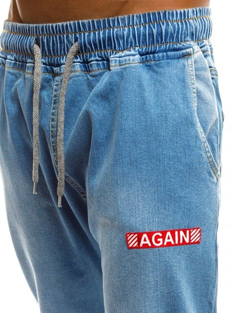 OZONEE OT/2032 Muške jogger hlače svijetlo-plave