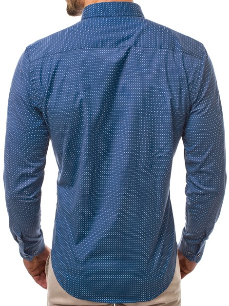 OZONEE R/K91 Muška košulja modra