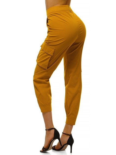 Ženske jogger hlače Žute OZONEE O/HM002