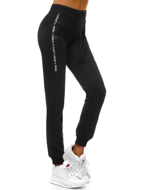 Ženske sportske hlače crne OZONEE O/82055