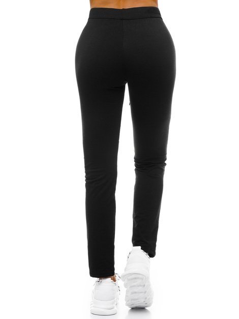 Ženske sportske hlače crne OZONEE O/9933