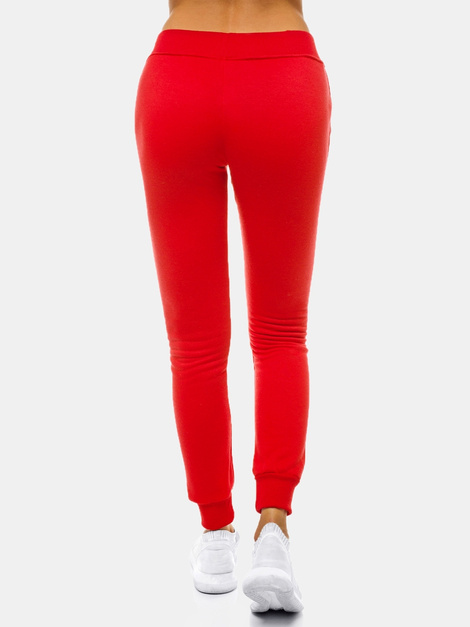 Ženske sportske hlače crvene OZONEE JS/CK01