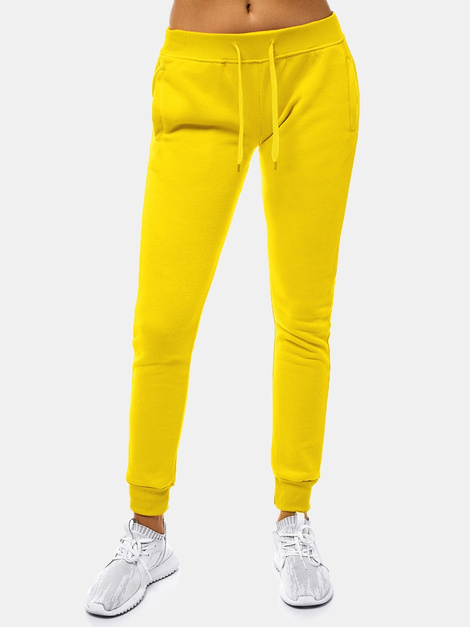 Ženske sportske hlače žute OZONEE JS/CK01
