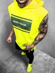 Muška majica bez rukava žuto-neon OZONEE MACH/M1152Z