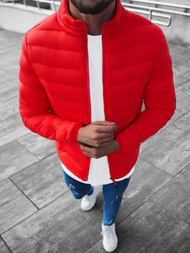 Muška proljetna jakna crvena OZONEE JS/SM70