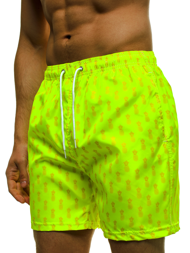 Muške kupaće kratke hlače žuto-neon OZONEE JS/ST021