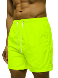 Muške kupaće kratke hlače žuto-neon OZONEE ST019-2