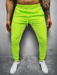 Muške sportske hlače Zelene-neon OZONEE JS/XW01Z