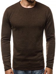 OZONEE B/2097 Muški džemper smeđ