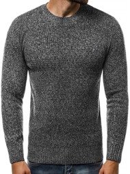 OZONEE HR/1803 Muški džemper grafitni