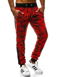 OZONEE JS/55017 Muške sportske hlače crvene