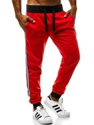 OZONEE JS/KZ06 Muške sportske hlače crvene