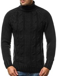 OZONEE MAD/2805 Muški džemper crni