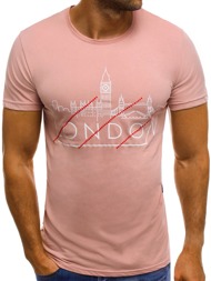 OZONEE MECH/2087 Muška majica ružičasta