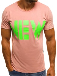 OZONEE MECH/2095 Muška majica ružičasta