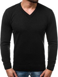 OZONEE O/6002/18 Muški džemper crni